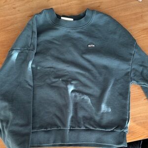 Kith kid’s Teal Crewneck Sweater